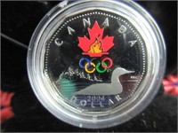 RCM 2004 LUCKY LOONIE STERLING SILVER COIN