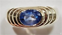 10kt Gold Sapphire (1.51ct) Solitaire Ring