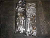 2 - 9pc Combination Wrench Sets, Metric/SAE