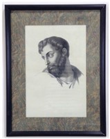 FRAMED ANTIQUE ENGRAVING FROM RAPHAEL W FORTUNY