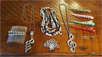 Bling Jewellery & Hair Pieces Lot