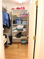 Contents of Master Closet and Bathroom