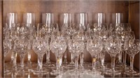 (31) Pieces Cut Crystal Stemware