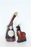 George Dickel Decanter w/ Leather Straps..