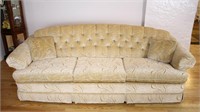 "Charles" Custom Furniture-Velvet Tufted Sofa