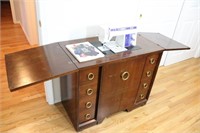 VIKING Husqvarn Sewing Machine & Cabinet