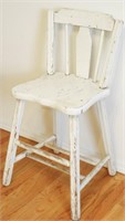 Vintage Shabby Chic Wooden High Chair