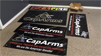 Banners and entry mat