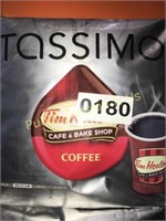 TASSIMO CAFE & BAKE SHOP SINGLE SERVE COFFEE 3 IN