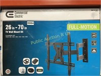 COMMERCIAL ELECTRIC TV WALL MOUNT KIT