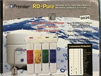 RO PURE $179 RETAIL REVERSE OSMOSIS SYSTEM