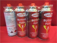 Gas-One Butane Fuel 4 8 Ounce Cans