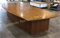 Boardroom Table Approx 16ft long x 82 inch wide