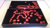 CORAL BEADS 2 TRAYS