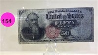 1866 50 CENT FRACTIONAL NOTE