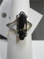 New Ring Size 8 Hematite Sterling Silver