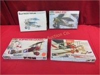 Vintage Revell Model Air Planes 1:28 Scale 4pc lot