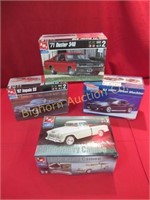 AMT Model Cars & Pickup 1:25 Scale 4pc lot
