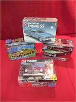 AMT Model Cars 1:25 Scale 4pc lot