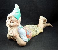 Vintage 16' Painted Ceramic Garden Gnome