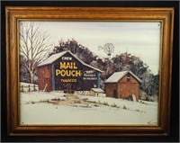 Fusco Mail Pouch Painted Barn Art Print Picture