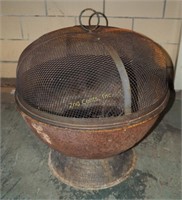 18" Round Mesh Dome Patio Fire Burning Pit