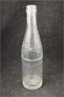 Vintage 50's Clear Pepsi Cola Glass 12 Oz Bottle