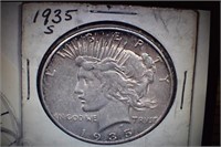 1935s Peace Silver Dollar