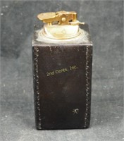 Rare Bossa Leather Butane Cigarette Lighter