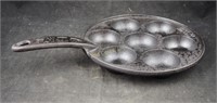 Vtg Tötul Cast Iron Egg Poacher Made In Norway