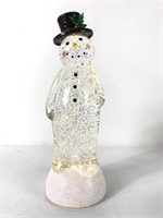 St Nicholas LED snowman new working