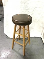 Vintage stool rip on seat