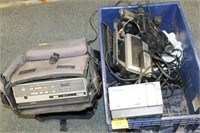 CAMCORDER AND VHS PLAYER