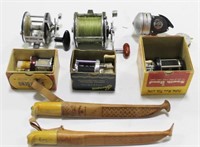 FISHING REELS AND FILET KNIVE