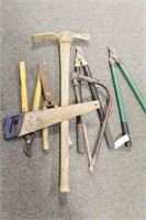 YARD TOOLS - TRIMMERS, MADOX, GLOVES, ETC.