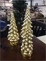 3pc Gold Trees