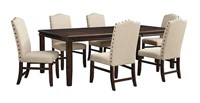 Ashley D669 Dining Table & 6 Chairs