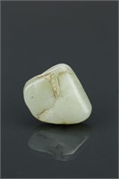 18th Century Chinese White Jade Carved Pendant