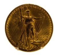 1924 St. Gaudens $20 Gold Piece