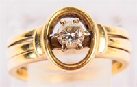 Jewelry 14kt Yellow Gold Diamond Wedding Ring Set