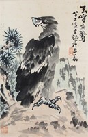Li Kuchan 1899-1983 Chinese Watercolour on Scroll