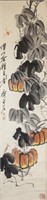 Qi Baishi 1864-1957 Chinese Watercolour Scroll