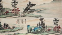 Zhang Daqian 1899-1983 China Watercolor Handscroll
