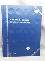 Partial Buffalo nickel book (21 coins).