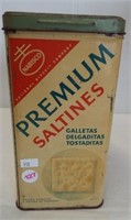 Vintage Nabisco Premium Saltine Crackers Tin.