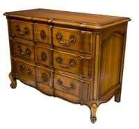 FRENCH LOUIS XV STYLE THREE DRAWER COMMODE