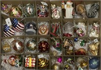 HUGE COLLECTION RADKO & OTHER CHRISTMAS ORNAMENTS