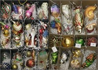 HUGE COLLECTION RADKO & OTHER CHRISTMAS ORNAMENTS