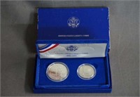 1986 Liberty Ellis Island Commemorative Coin Set