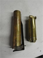 Pair of Brass Fire Extinguishers